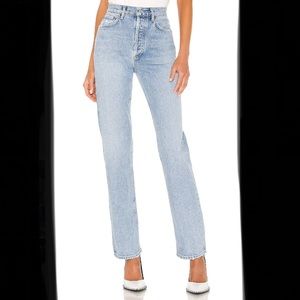 AGOLDE Lana Straight in Riptide